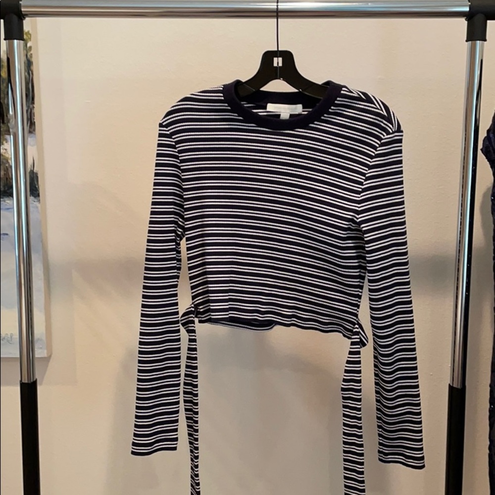 Fun tie sweater